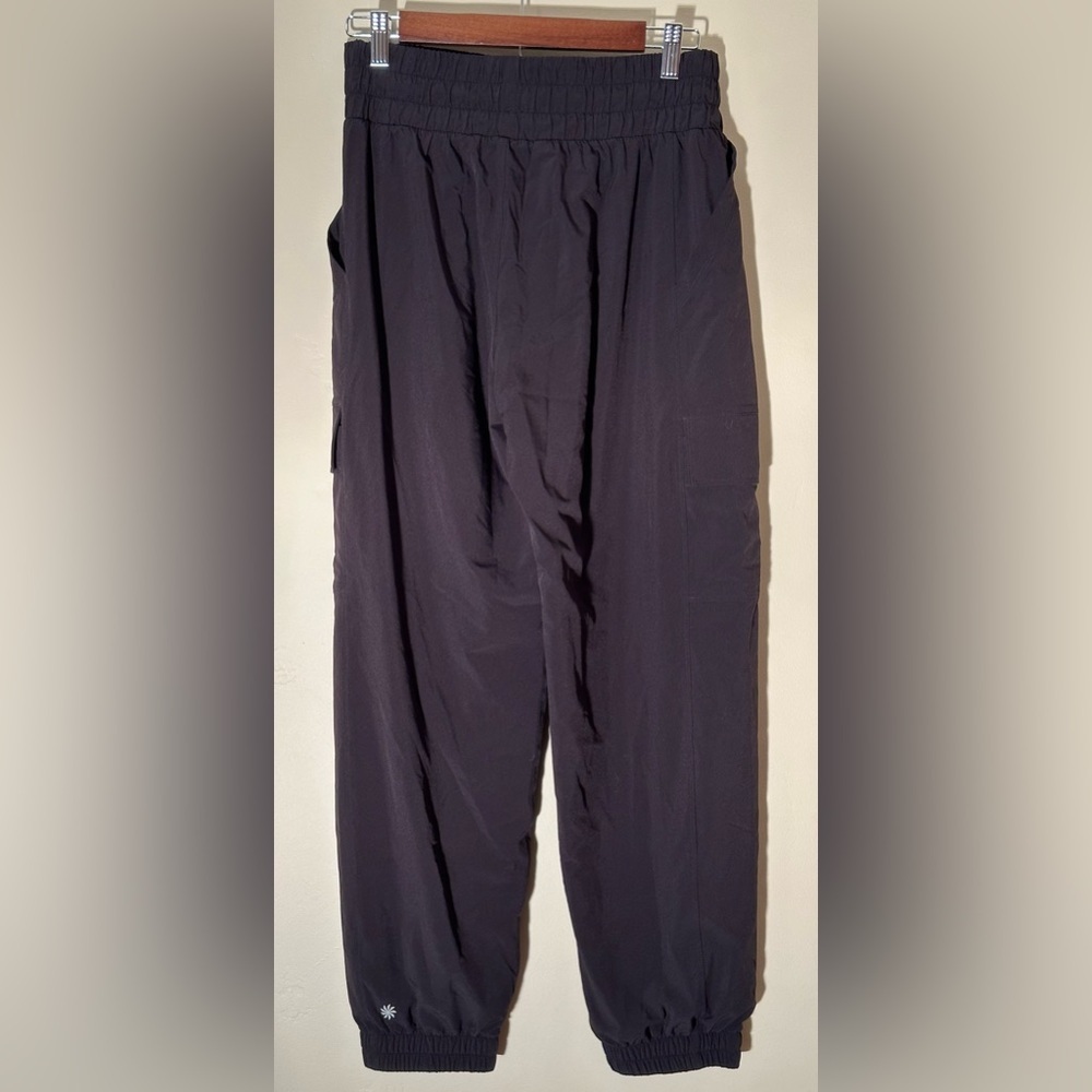 Athleta Women’s Black Track Pants • 28x27 • Stretch Comfort • Athleisure